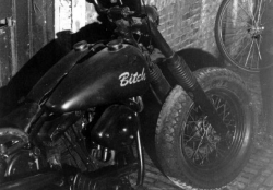 Matt black and high pipes